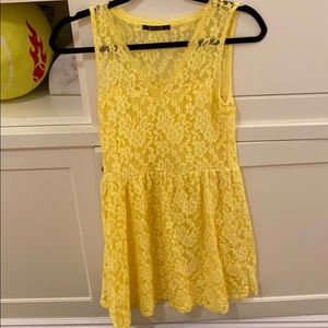 Yellow summer dress